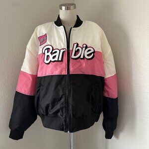 Barbie x Pacsun Speedway Racer Los Angeles Bomber Jacket Rib Sz M
